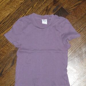 Purple TNA baby tee